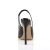 Pleaser SEXY-08 Sandalia de Tacón Charol Negro EU-38 / US-8