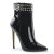 Pleaser SEXY-1006 Botín Charol Negro EU-40 / US-10