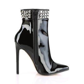 Pleaser SEXY-1006 Botín Charol Negro EU-41 / US-11