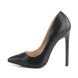 Pleaser SEXY-20 Tacones Cuero Sintético Negro EU-42 / US-12