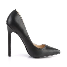Pleaser SEXY-20 Tacones Cuero Sintético Negro EU-37 / US-7