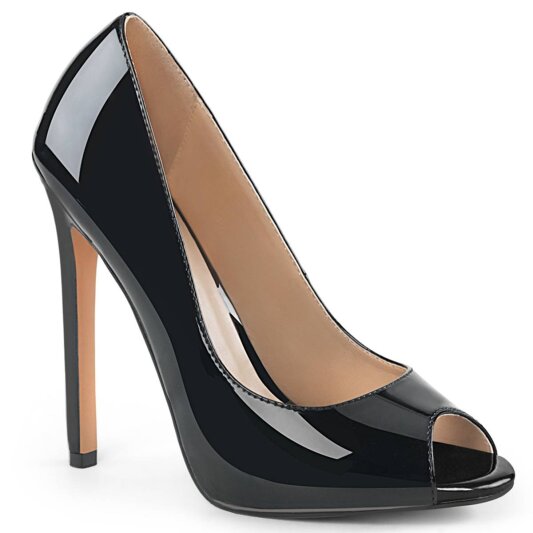 Pleaser SEXY-42 Tacones Charol Negro EU-37 / US-7