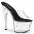 Pleaser SKY-301 Zapato Abierto Plataforma Transparente EU-38 / US-8