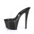 Pleaser SKY-301CRS Zapato Abierto Plataforma Negro Transparente EU-37 / US-7