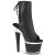 Pleaser SPECTATOR-1018 Botín Plataforma Cuero Sintético Negro EU-38 / US-8