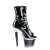 Pleaser SPECTATOR-1021 Botín Plataforma Charol Negro EU-40 / US-10