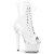 Pleaser SPECTATOR-1021 Botín Plataforma Charol Blanco EU-37 / US-7