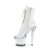 Pleaser SPECTATOR-1021 Botín Plataforma Charol Blanco EU-37 / US-7