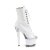 Pleaser SPECTATOR-1021 Botín Plataforma Charol Blanco EU-37 / US-7