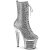 Pleaser SPECTATOR-1040G Botín Plataforma Purpurina Plata EU-37 / US-7
