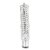 Pleaser SPECTATOR-1040G Botín Plataforma Purpurina Plata EU-37 / US-7