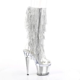 Pleaser SPECTATOR-2017RSF Botín Plataforma Metalizado Plata EU-38 / US-8