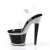 Pleaser SPECTATOR-708RS Sandalia de Tacón Plataforma Metalizado Plata EU-37 / US-7