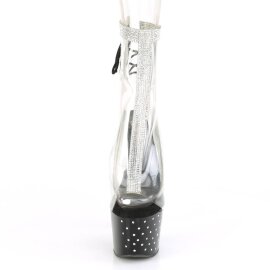 Pleaser STARDUST-1018C-2RS Botín Plataforma Negro...