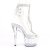 Pleaser STARDUST-1018C-2RS Botín Plataforma Transparente EU-39 / US-9