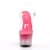 Pleaser STARDUST-708T Sandalia de Tacón Plataforma Transparente Rosa EU-40 / US-10