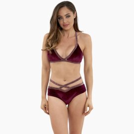 Lunalae Pantalones Cortos Sienna Tiro Bajo Magenta L