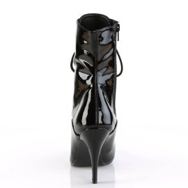 Pleaser VANITY-1020 Botín Charol Negro EU-37 / US-7