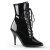 Pleaser VANITY-1020 Botín Charol Negro EU-38 / US-8