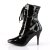 Pleaser VANITY-1020 Botín Charol Negro EU-38 / US-8