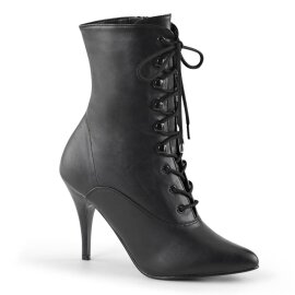 Pleaser VANITY-1020 Botín Cuero Sintético Negro EU-37 / US-7