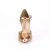 Pleaser VANITY-415 Tacones Metálico Oro Rosado Claro EU-35 / US-5