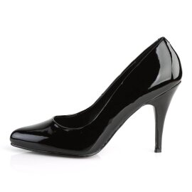 Pleaser VANITY-420 Tacones Charol Negro EU-35 / US-5