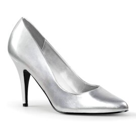 Pleaser VANITY-420 Tacones Cuero Sintético Plata...