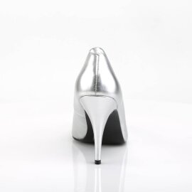 Pleaser VANITY-420 Tacones Cuero Sintético Plata EU-35 / US-5