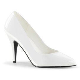 Pleaser VANITY-420 Tacones Charol Blanco EU-35 / US-5