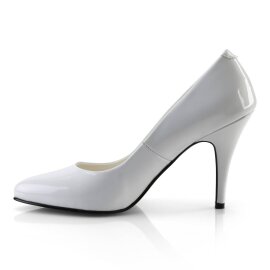 Pleaser VANITY-420 Tacones Charol Blanco EU-35 / US-5