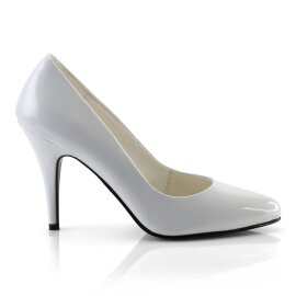 Pleaser VANITY-420 Tacones Charol Blanco EU-35 / US-5