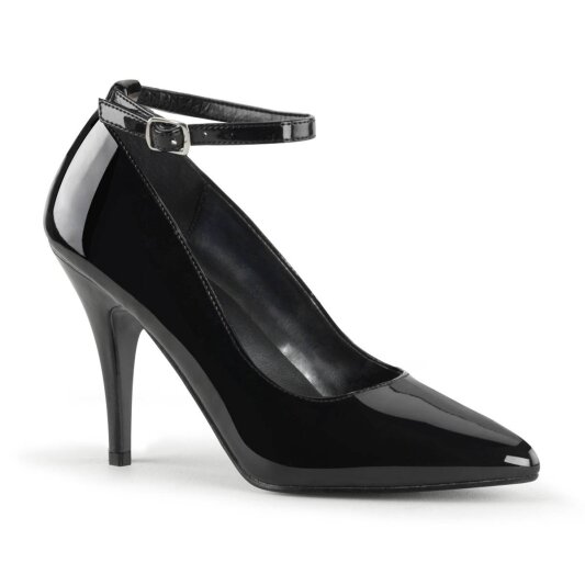 Pleaser VANITY-431 Tacones Charol Negro EU-35 / US-5
