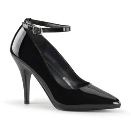 Pleaser VANITY-431 Tacones Charol Negro EU-35 / US-5