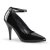 Pleaser VANITY-431 Tacones Charol Negro EU-35 / US-5