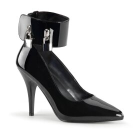 Pleaser VANITY-434 Tacones Charol Negro EU-35 / US-5