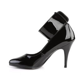 Pleaser VANITY-434 Tacones Charol Negro EU-35 / US-5