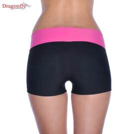 Dragonfly Pantalones Cortos Lena XS Negro / Fucsia