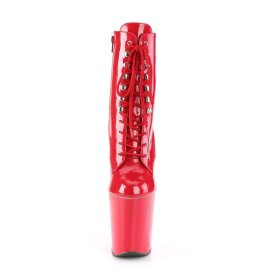 Pleaser XTREME-1020 Botín Plataforma Charol Rojo...