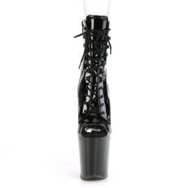 Pleaser XTREME-1021 Botín Plataforma Charol Negro...