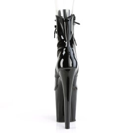 Pleaser XTREME-1021 Botín Plataforma Charol Negro EU-37 / US-7