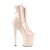 Pleaser XTREME-1021 Botín Plataforma Charol Beige EU-43 / US-13