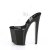 Pleaser XTREME-808CRS Sandalia de Tacón Plataforma Negro Transparente EU-35 / US-5