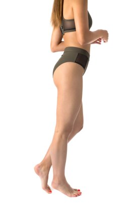 Dragonfly Pantalones Cortos Molly Malla Caqui M