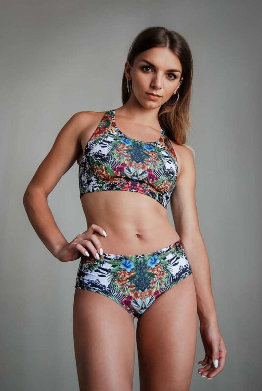 Pole Addict Top Estampado Selva M