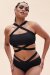 Lunalae Top Renee Bralette Negro