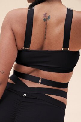 Lunalae Top Renee Bralette Negro XL