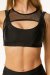 Polerina Top LUX Negro L