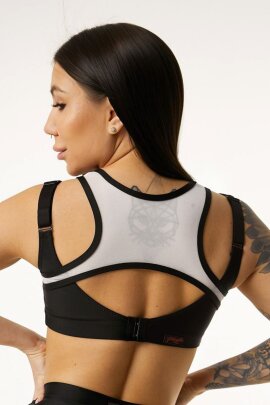 Polerina Top LUX Negro/Blanco M
