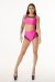 Polerina Top LUX Fucsia/Negro XL